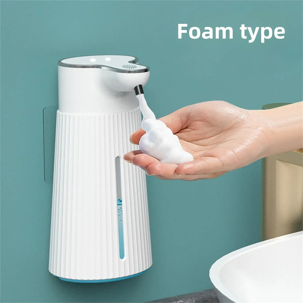 Automatic Soap Dispenser Touchless 400ml Rechargeable Electric 2 Level Adjustable